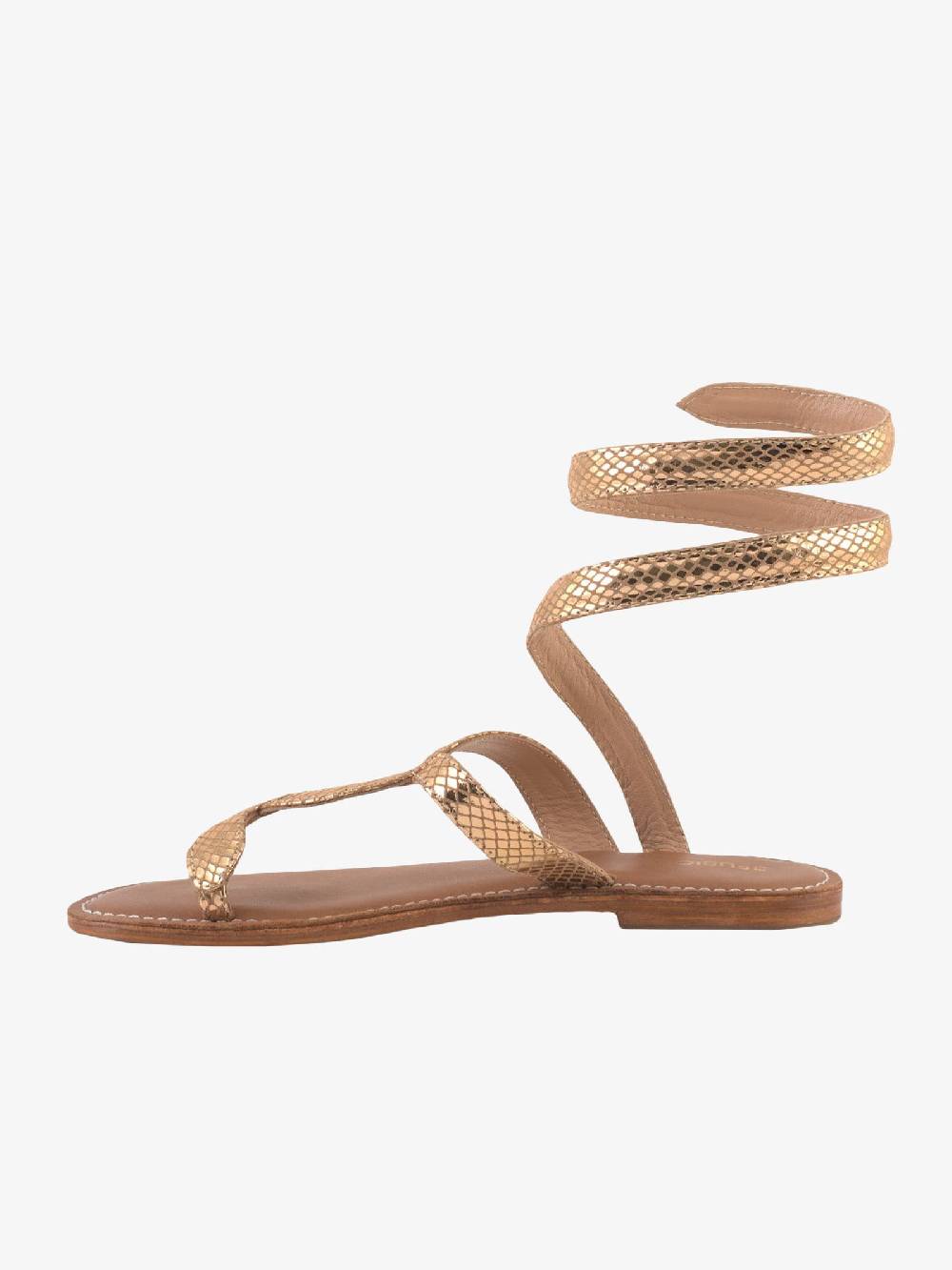 CB FUSION Sandali donna in pelle laminata rosa Consegna Veloce