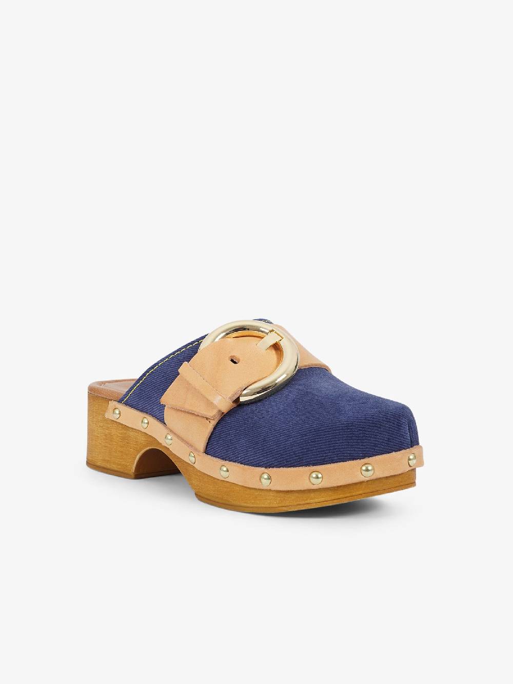 SANDRO ROSI Sabot Crosta Jeans 8840 donna pelle denim Novità