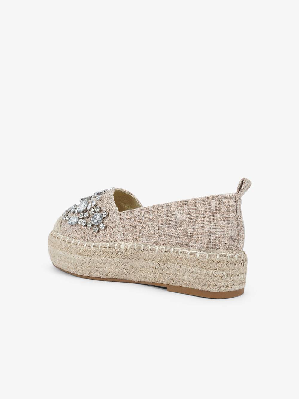EXE' Espadrillas J2026A-L2 donna canvas beige Presa