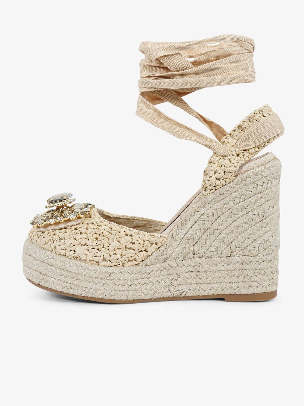 EXE' Espadrillas 23105-23 donna rafia beige Sconto