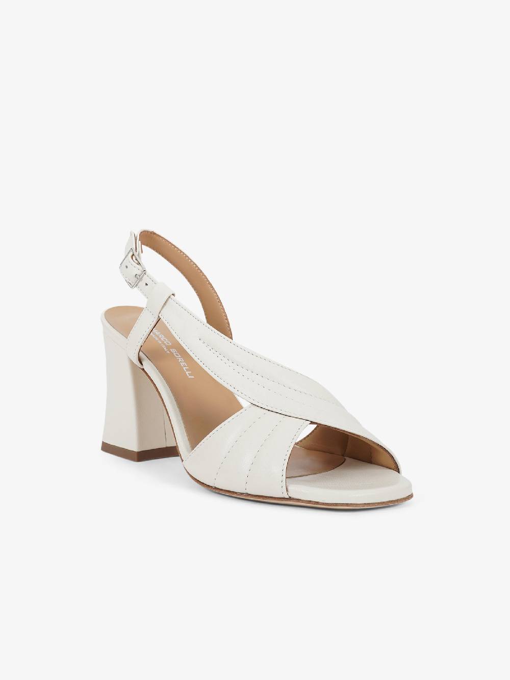 SORELLI Sandali con tacco 2169/ALBA donna pelle panna Online