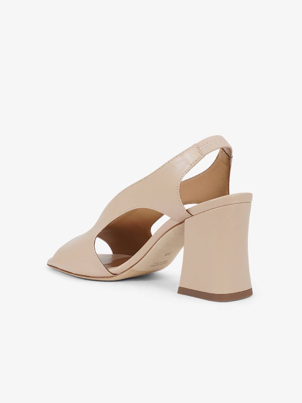 SORELLI Sandali con tacco 2164/ALBA donna pelle beige Nuova