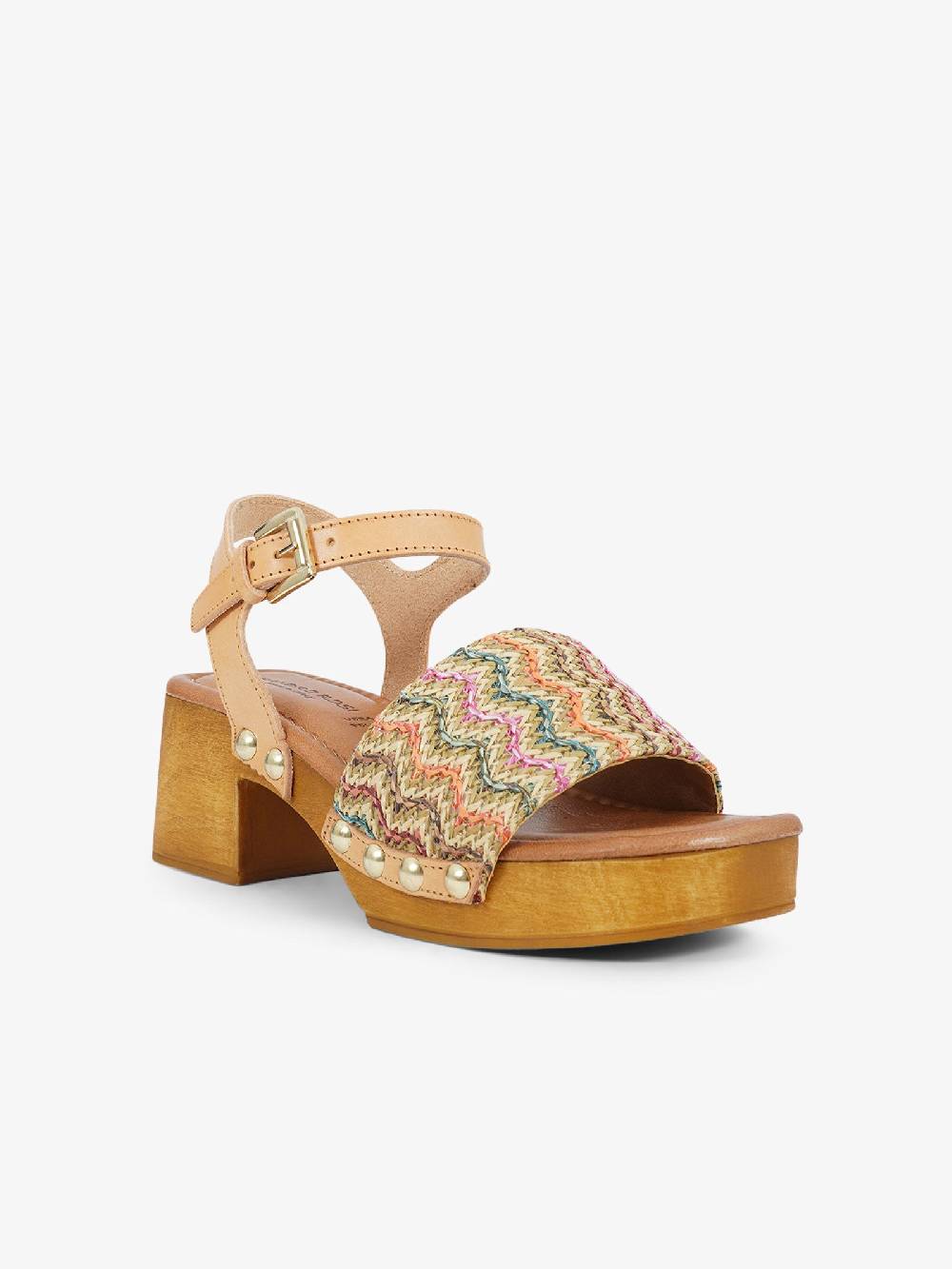 SANDRO ROSI Sandali con plateau Caraibi 8926 donna rafia multicolor Offerte