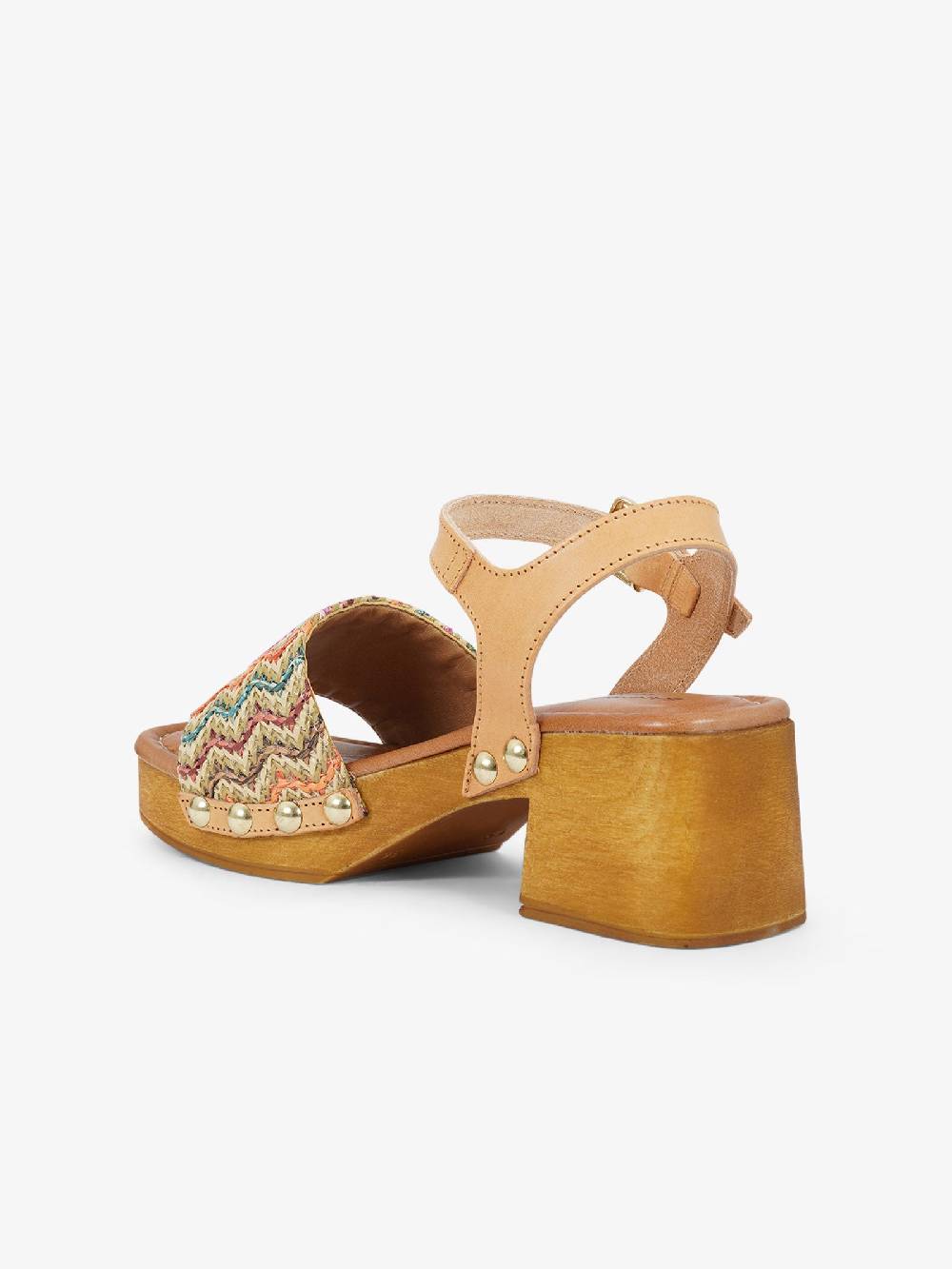 SANDRO ROSI Sandali con plateau Caraibi 8926 donna rafia multicolor Offerte