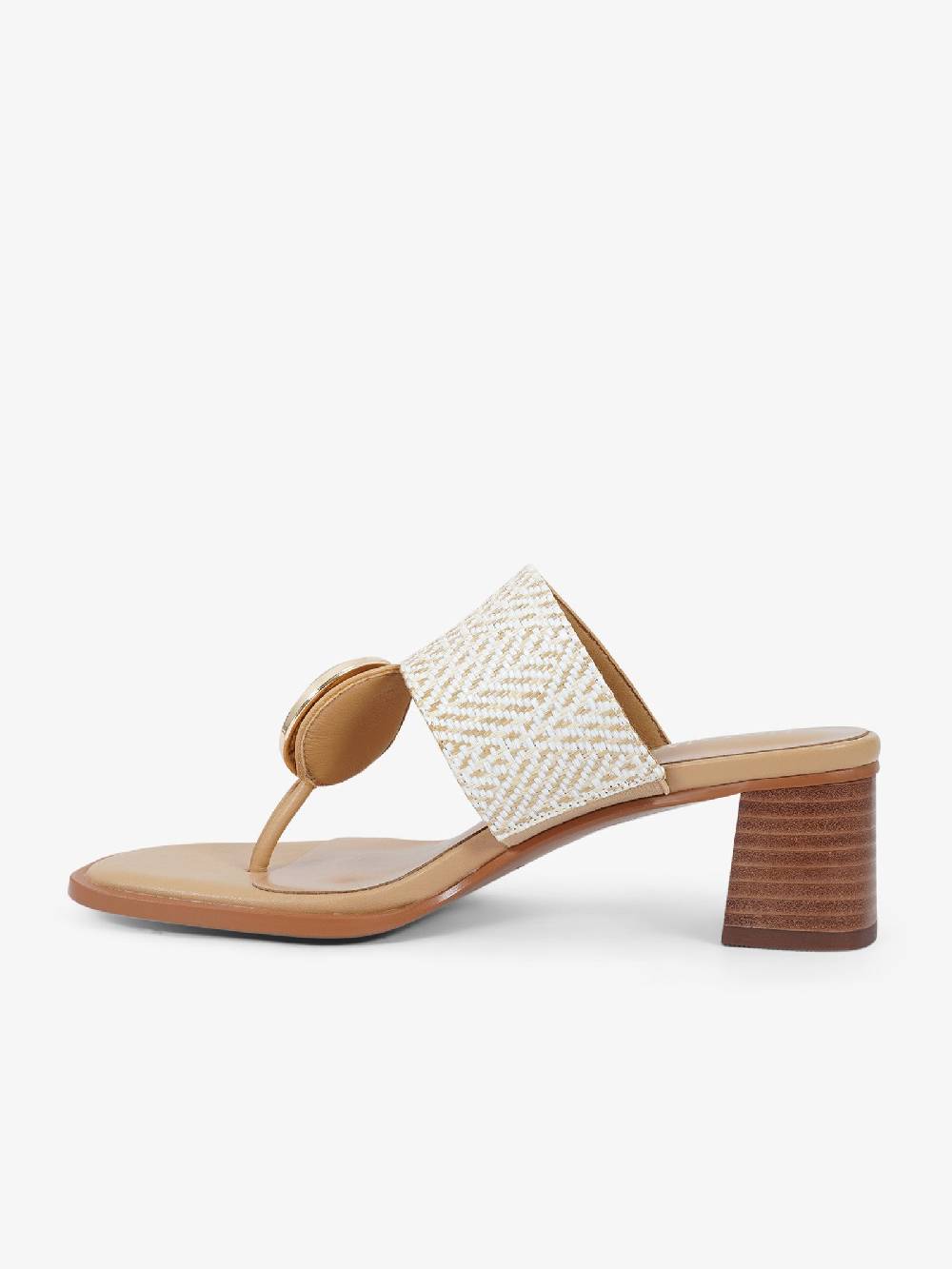 NOA HARMON Sandali con tacco Petra 9227 donna rafia bianco Hotsell