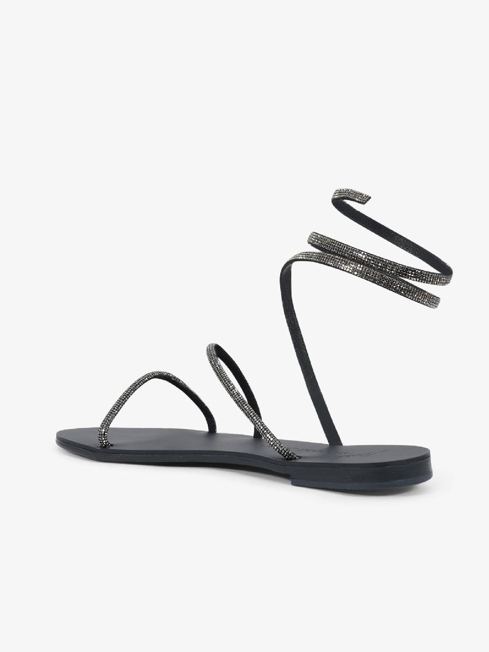 NICOLAS LAINAS Sandali bassi Crystal 64-CE donna nero Offerta esclusiva