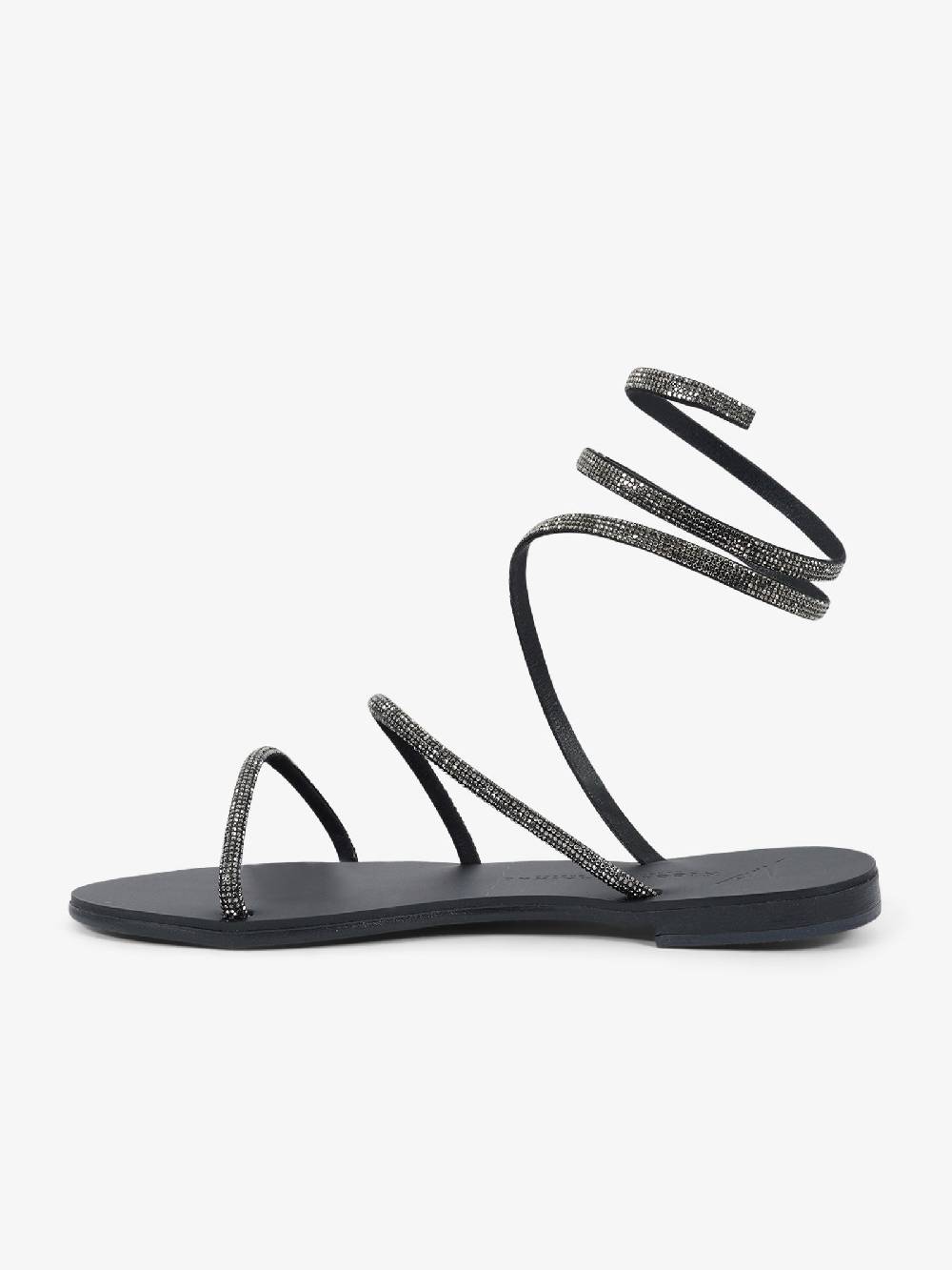 NICOLAS LAINAS Sandali bassi Crystal 64-CE donna nero Offerta esclusiva