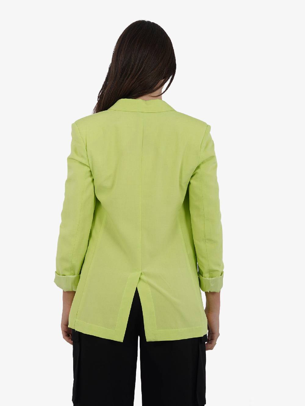 VICOLO Giacca monopetto TB1561 donna viscosa verde Offerta Pasqua