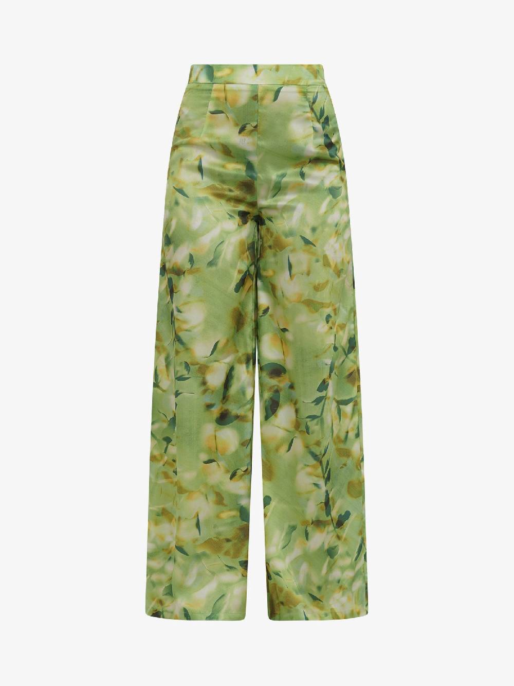 GLAMOROUS Pantalone a gamba larga AC2413 donna verde Nuovi prodotti