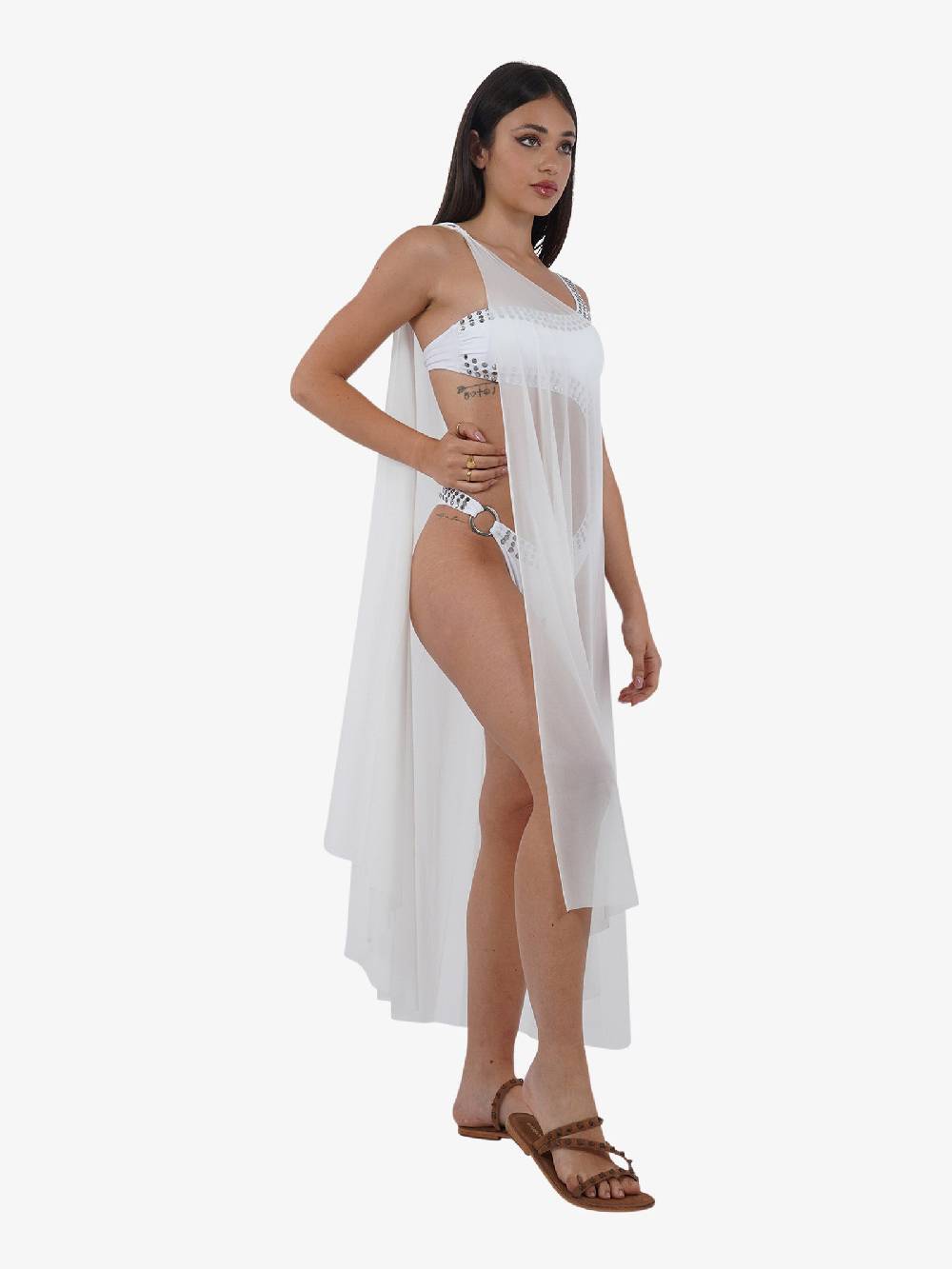PIN UP Copricostume abito pareo lungo PE010AL donna bianco Ultimo giorno