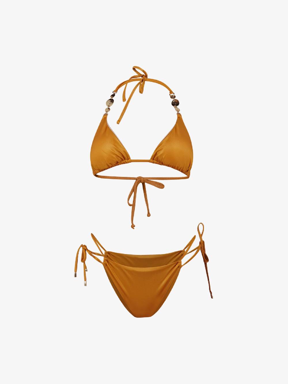 MISS BIKINI Costume da bagno bikini triangolo con medaglie oro V4111S donna oro Fino al 60% di sconto