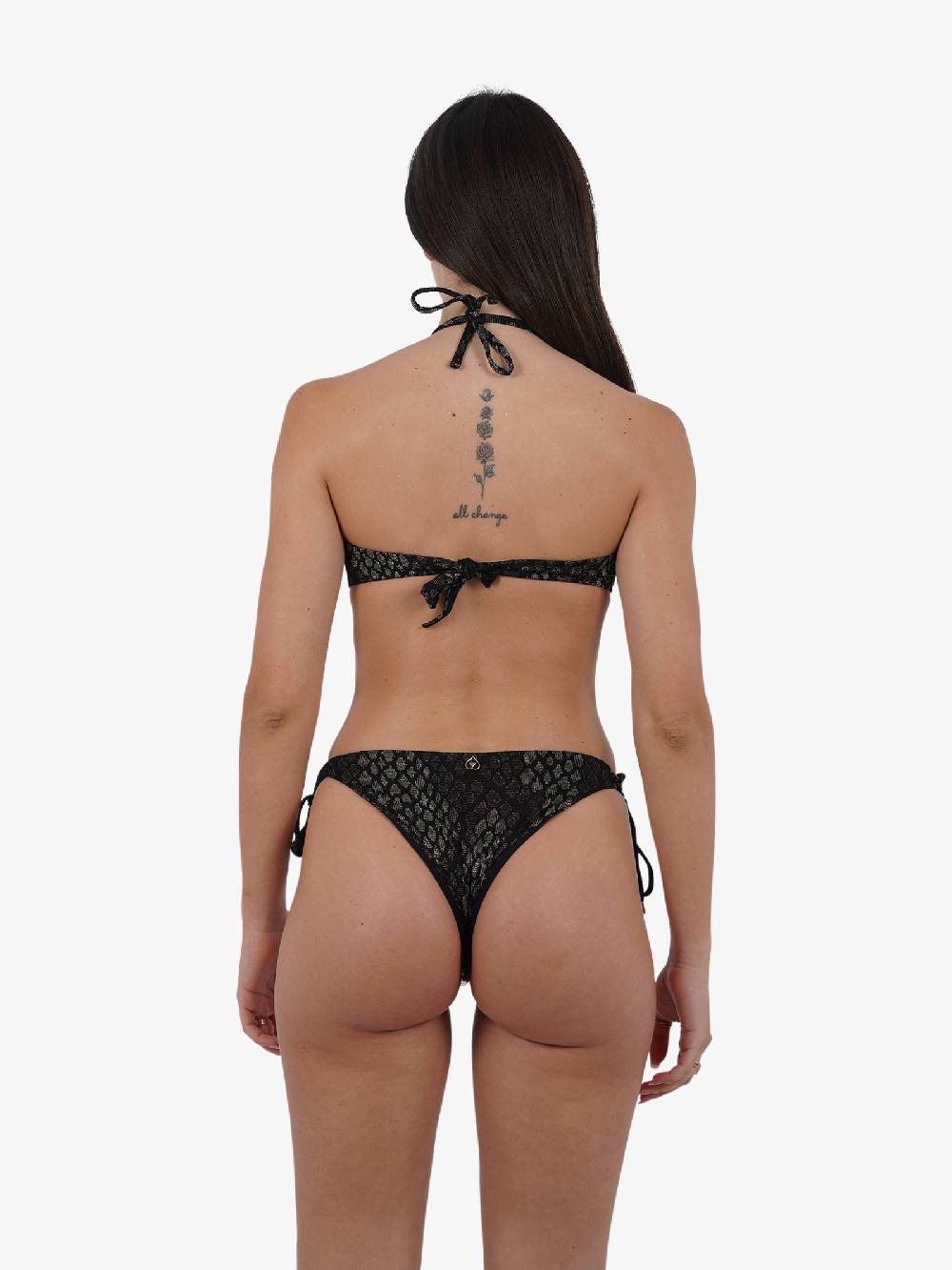 MISS BIKINI Costume da bagno bikini a fascia pitonato V4098S donna marrone Only for today