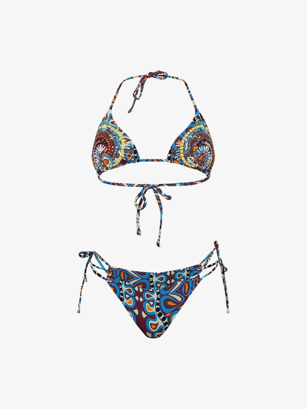 MISS BIKINI Costume da bagno bikini triangolo con spirale V4001S donna multicolor Super sconto