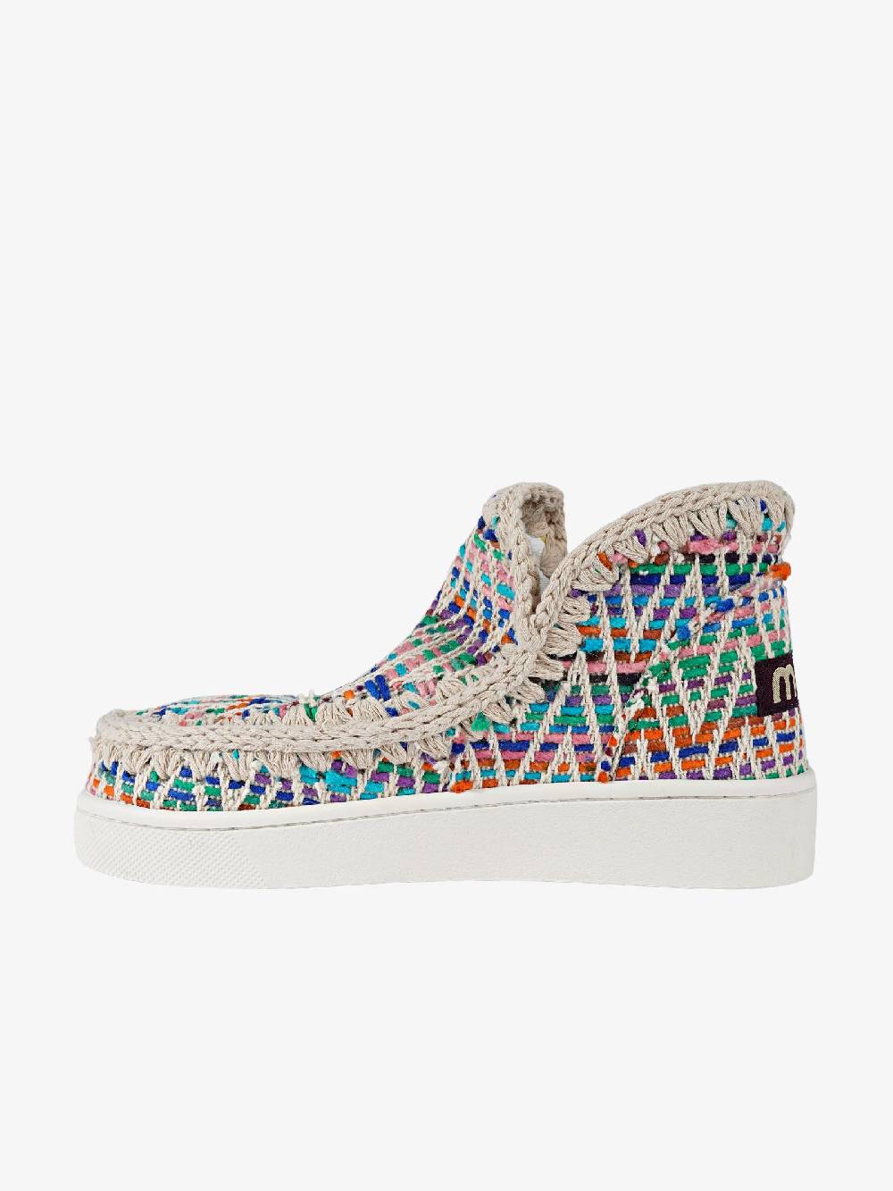 MOU Sneakers Eskimo Summer donna intrecciata multicolore In vendita