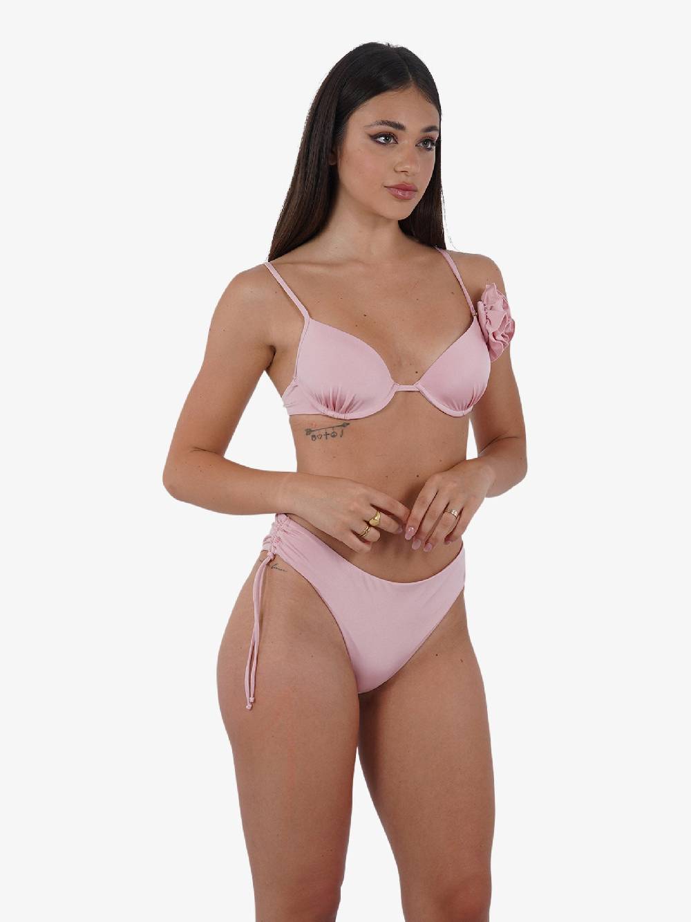 DISTRICT BY MARGHERITA MAZZEI Costume da bagno bikini balconcino 4LU16 donna rosa Promozione Limitata