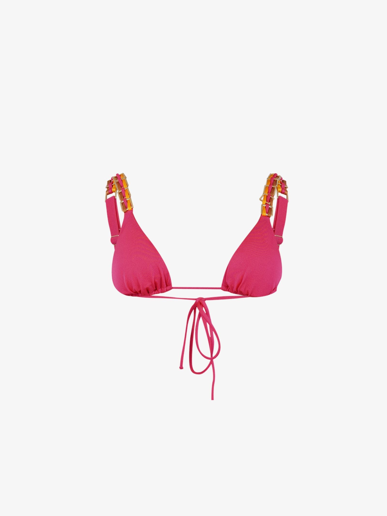 DISTRICT BY MARGHERITA MAZZEI Costume da bagno bikini triangolo 4FQ30 donna fucsia Presa