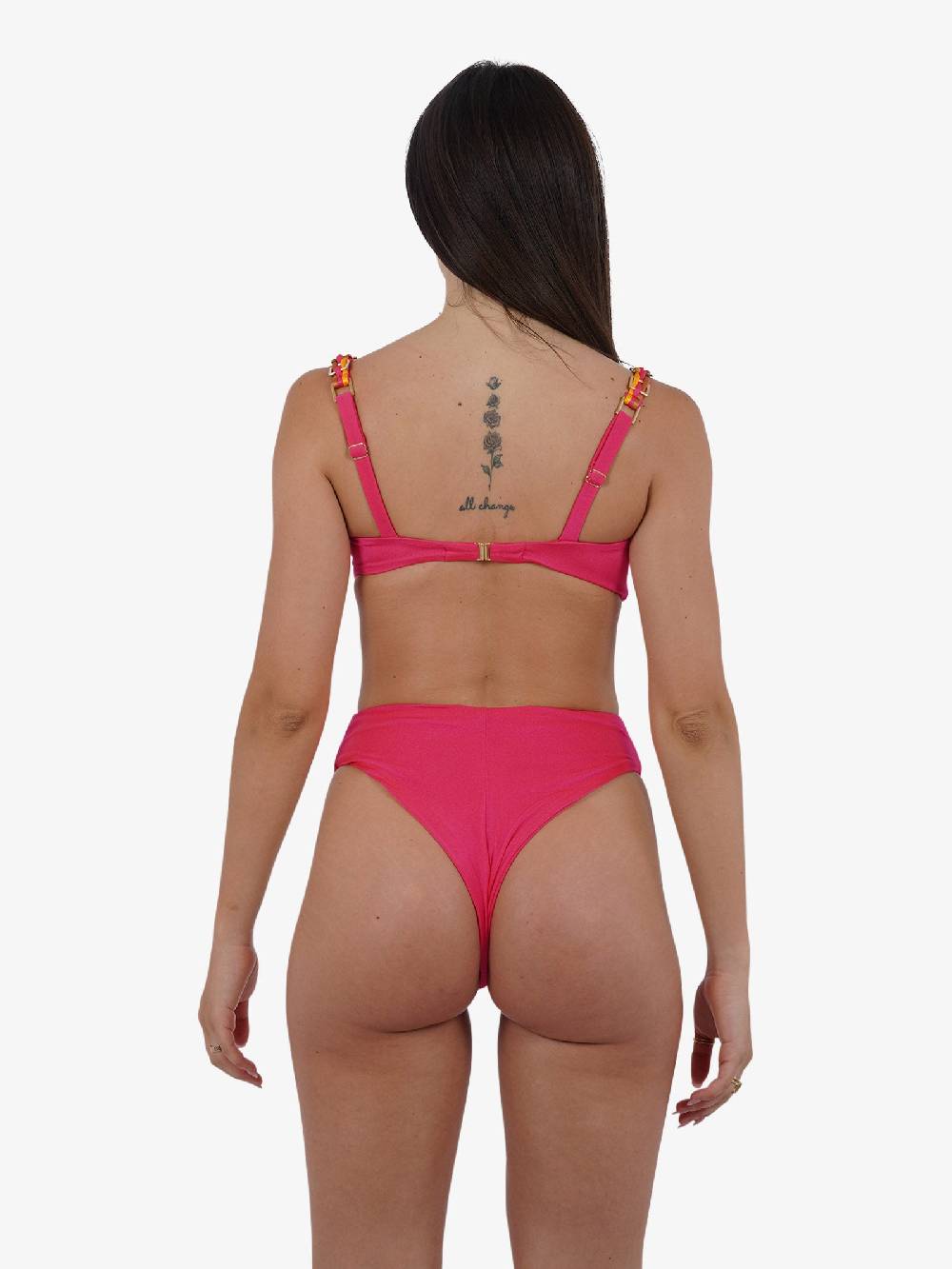 DISTRICT BY MARGHERITA MAZZEI Costume da bagno slip coulotte 4FQ26 donna fucsia Offerta