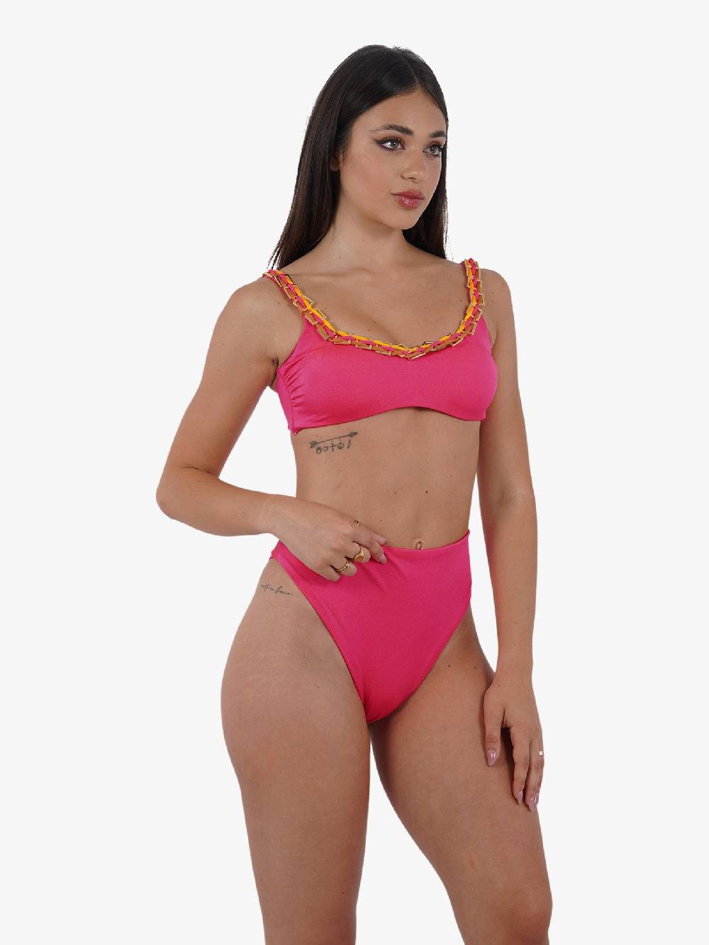 DISTRICT BY MARGHERITA MAZZEI Costume da bagno bikini brassiere 4FQ18 donna fucsia Economico