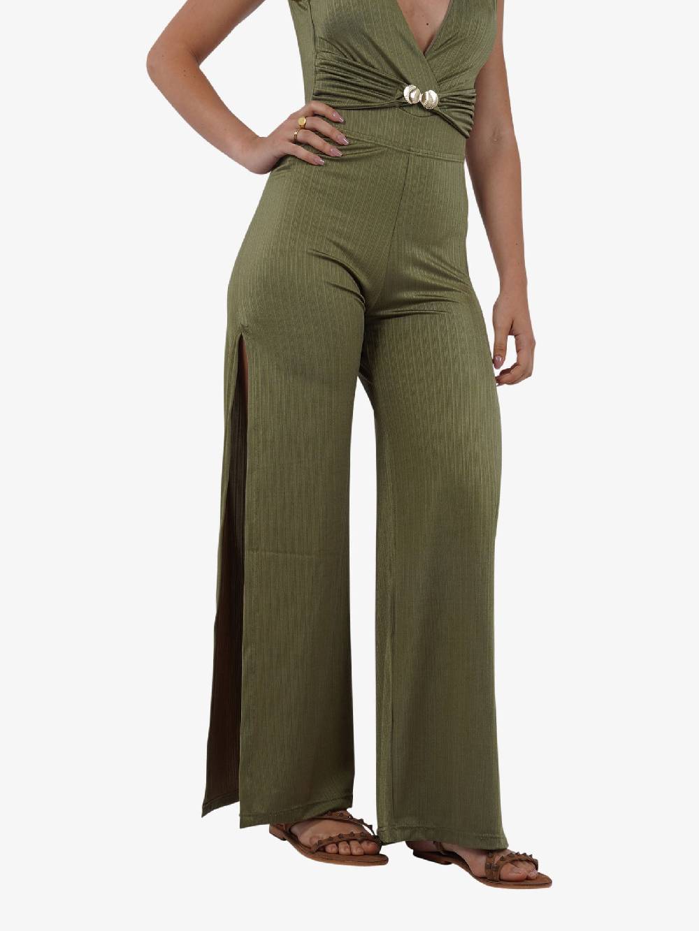 COTAZUR Copricostume pantalone conchiglia CTZ02071 donna verde Outlet