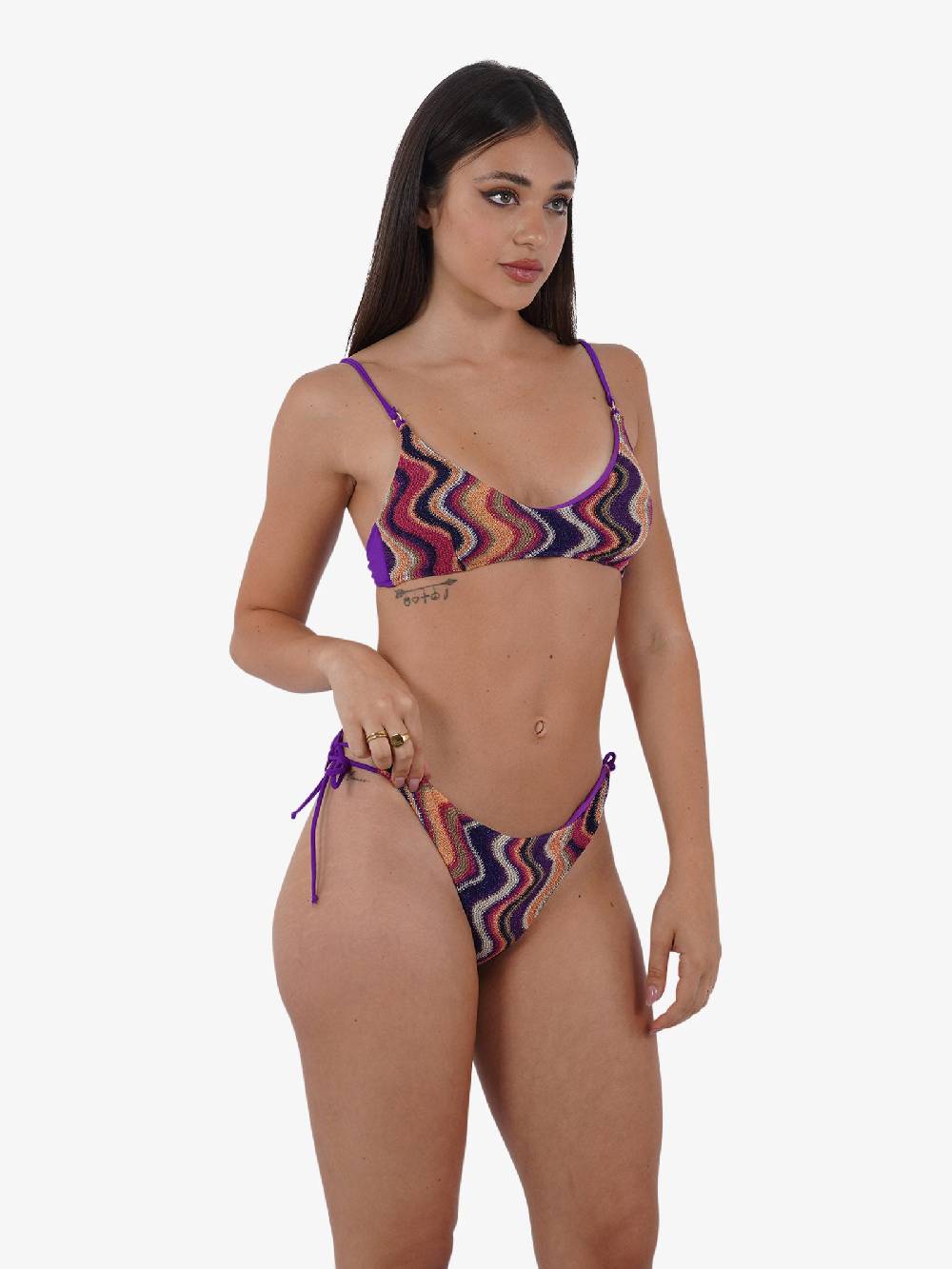 COTAZUR Costume da bagno bikini corpetto Waves CTZ01458 donna viscosa multicolor Hotsell