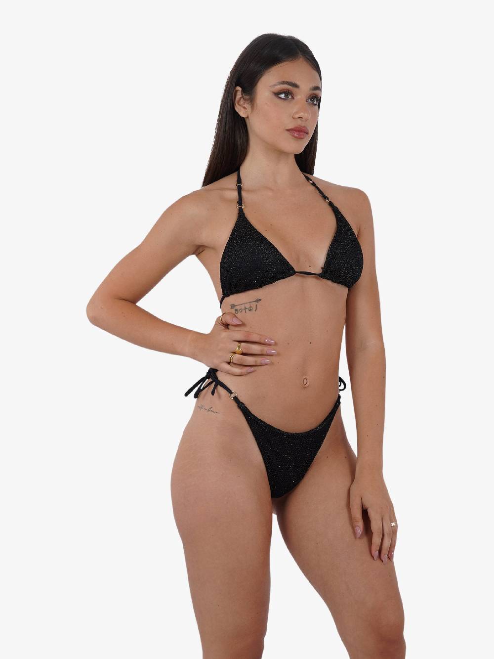 COTAZUR Costume da bagno triangolo microrete CTZ01424 donna nero I Più Venduti
