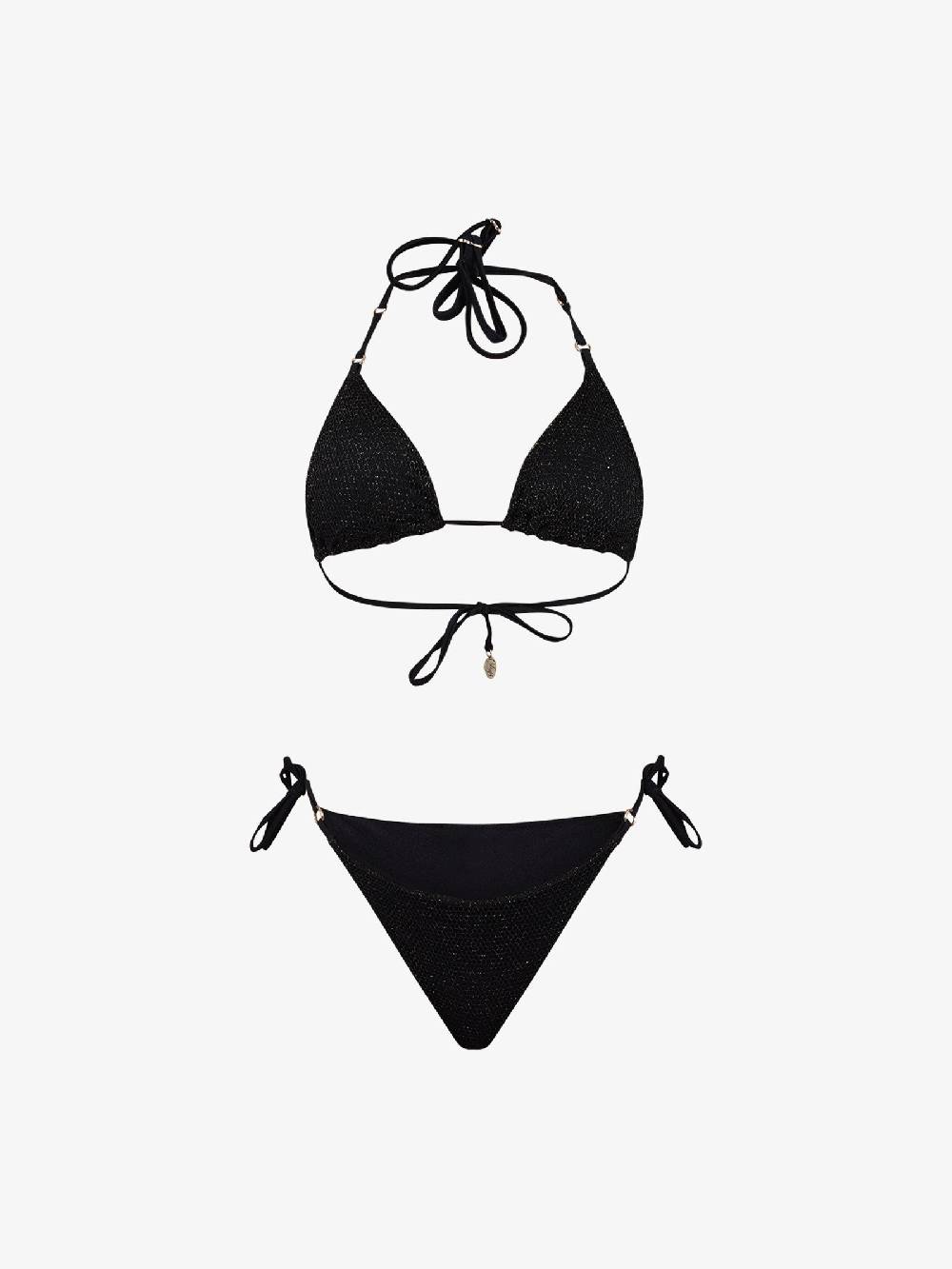 COTAZUR Costume da bagno triangolo microrete CTZ01424 donna nero I Più Venduti