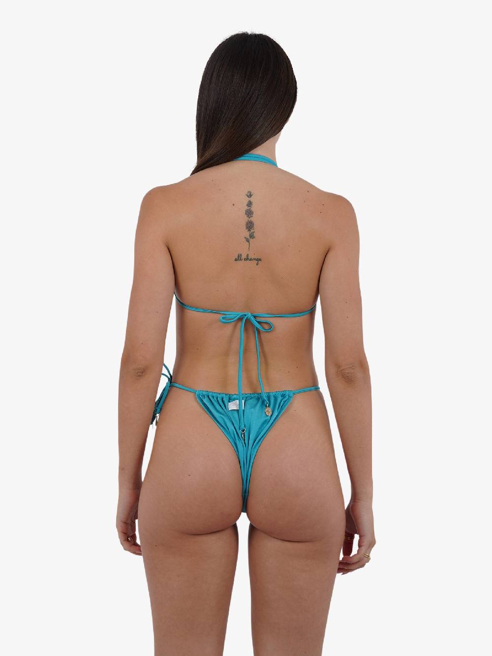 COTAZUR Costume da bagno triangolo drappeggio CTZ01358 donna azzurro Moda