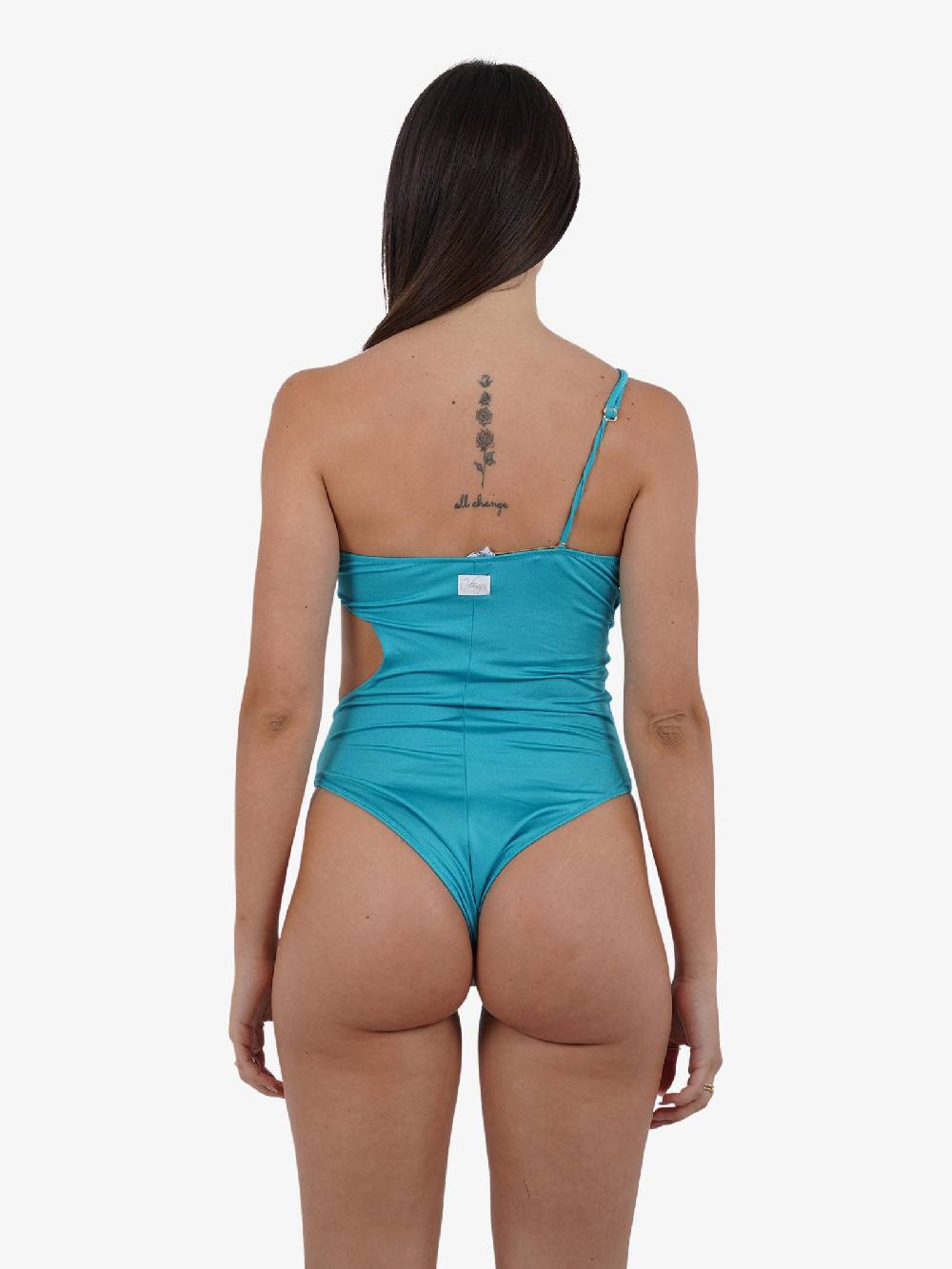 COTAZUR Costume da bagno intero drappeggiato CTZ01357 donna azzurro Spedizione gratuita