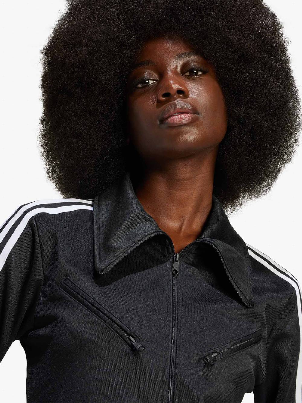 ADIDAS Felpa girocollo Montreal IU2524 donna cotone nero Offerta Giorno del Papà