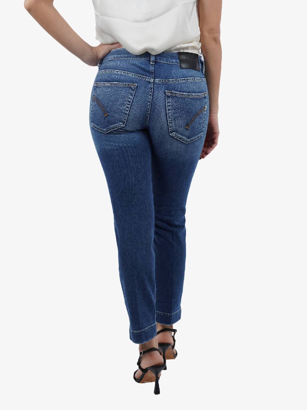 DONDUP Jeans Rose in cotone donna blu Offerta Anniversario