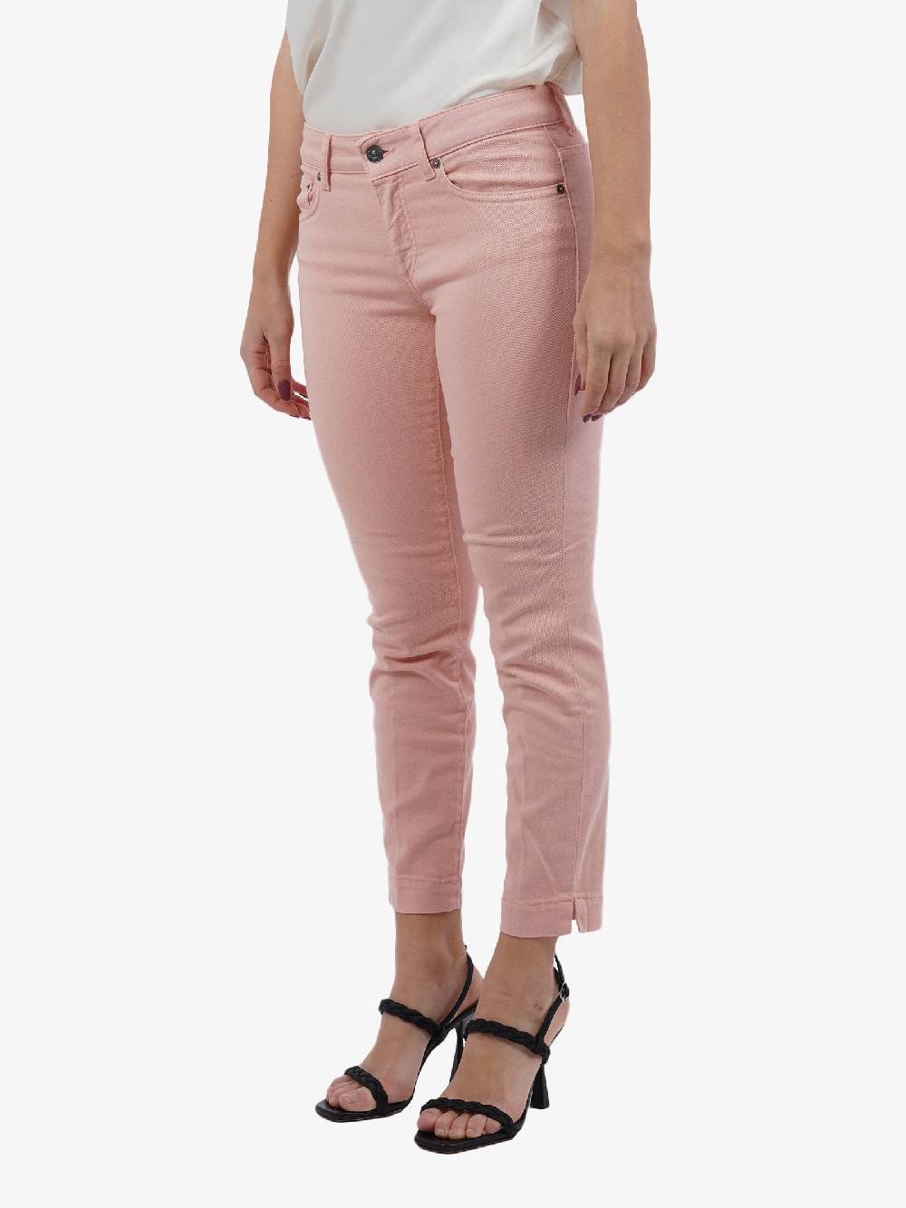 DONDUP Jeans Rose in cotone donna rosa Smaltimento dello stoccaggio