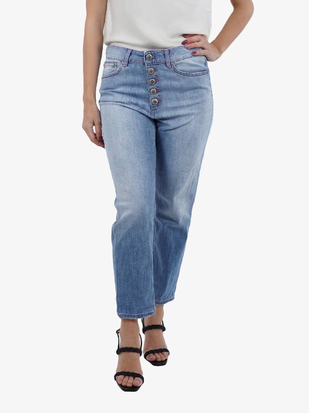DONDUP Jeans Koons donna blu Vendita calda