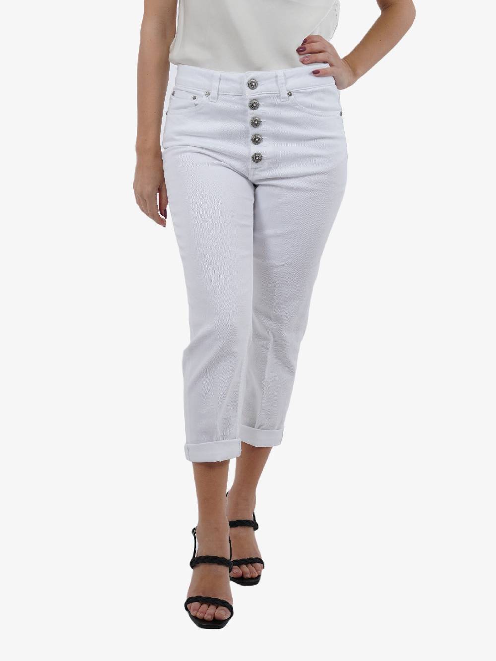 DONDUP Jeans Koons donna bianco Offerta migliore