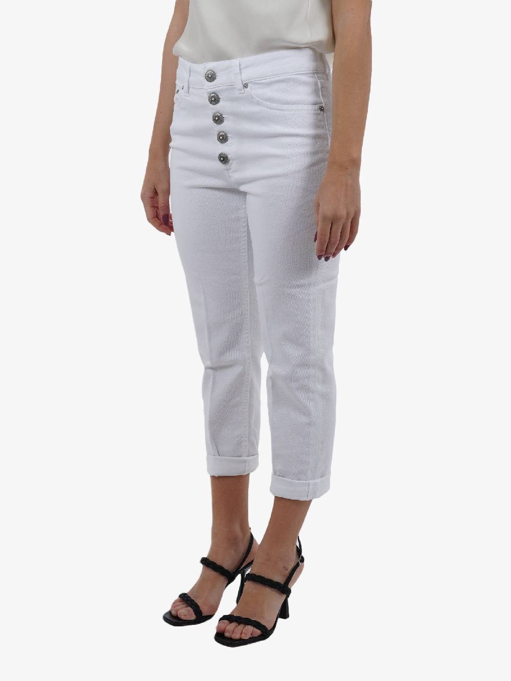 DONDUP Jeans Koons donna bianco Offerta migliore