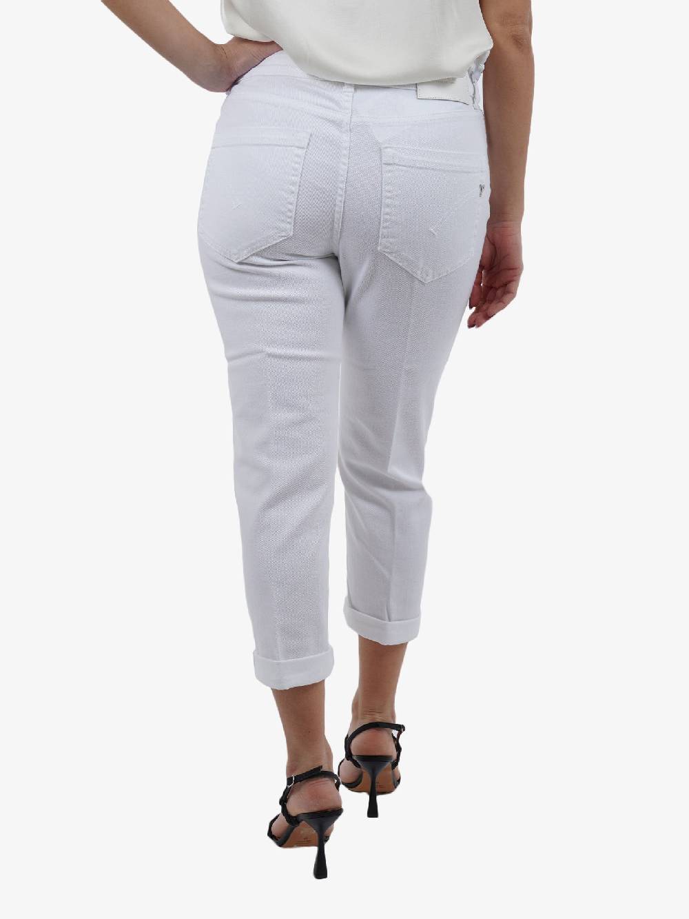 DONDUP Jeans Koons donna bianco Offerta migliore