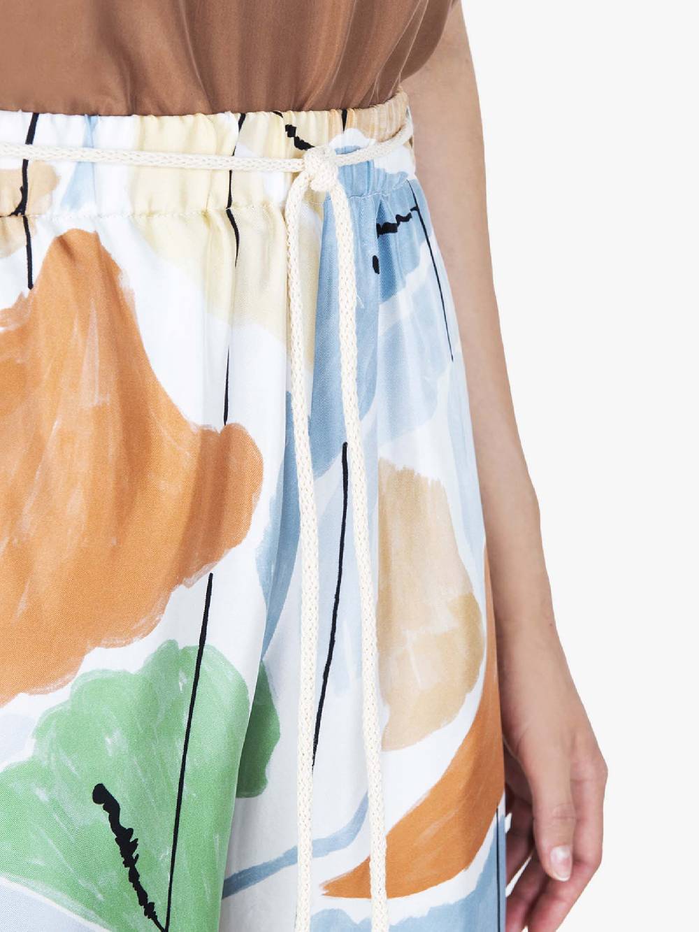 ALYSI Pantalone Eden a palazzo donna multicolor Offerte esclusive