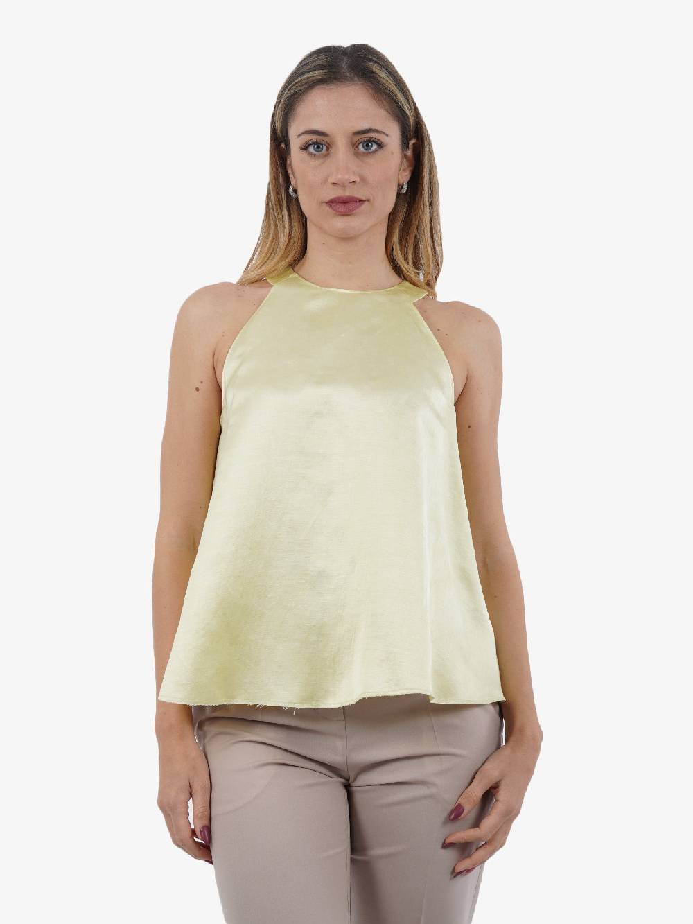 ALYSI Top Blurred donna giallo Bestseller