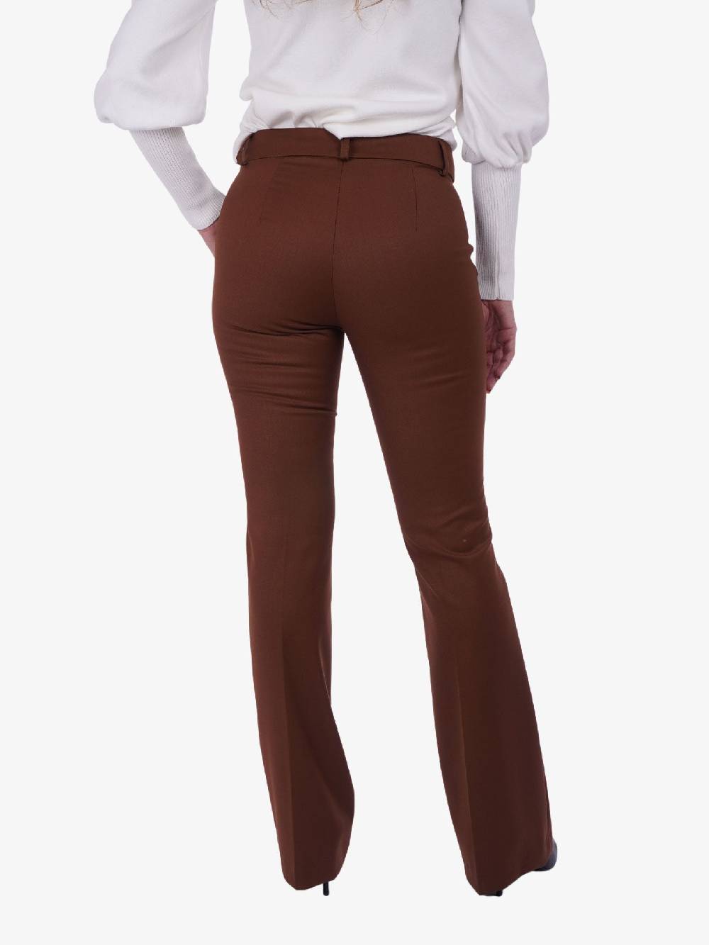 JE SUIS LE FLEUR Pantalone flared donna marrone Super Saving Price