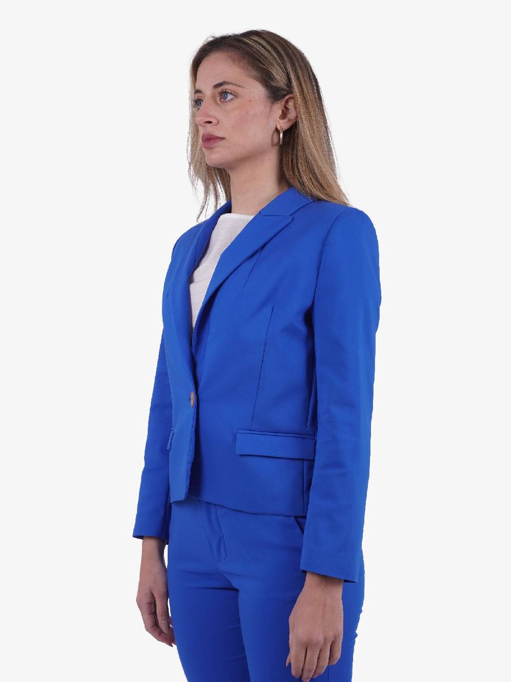 MERCI Giacca donna in cotone blu oceano Ultimi due giorni