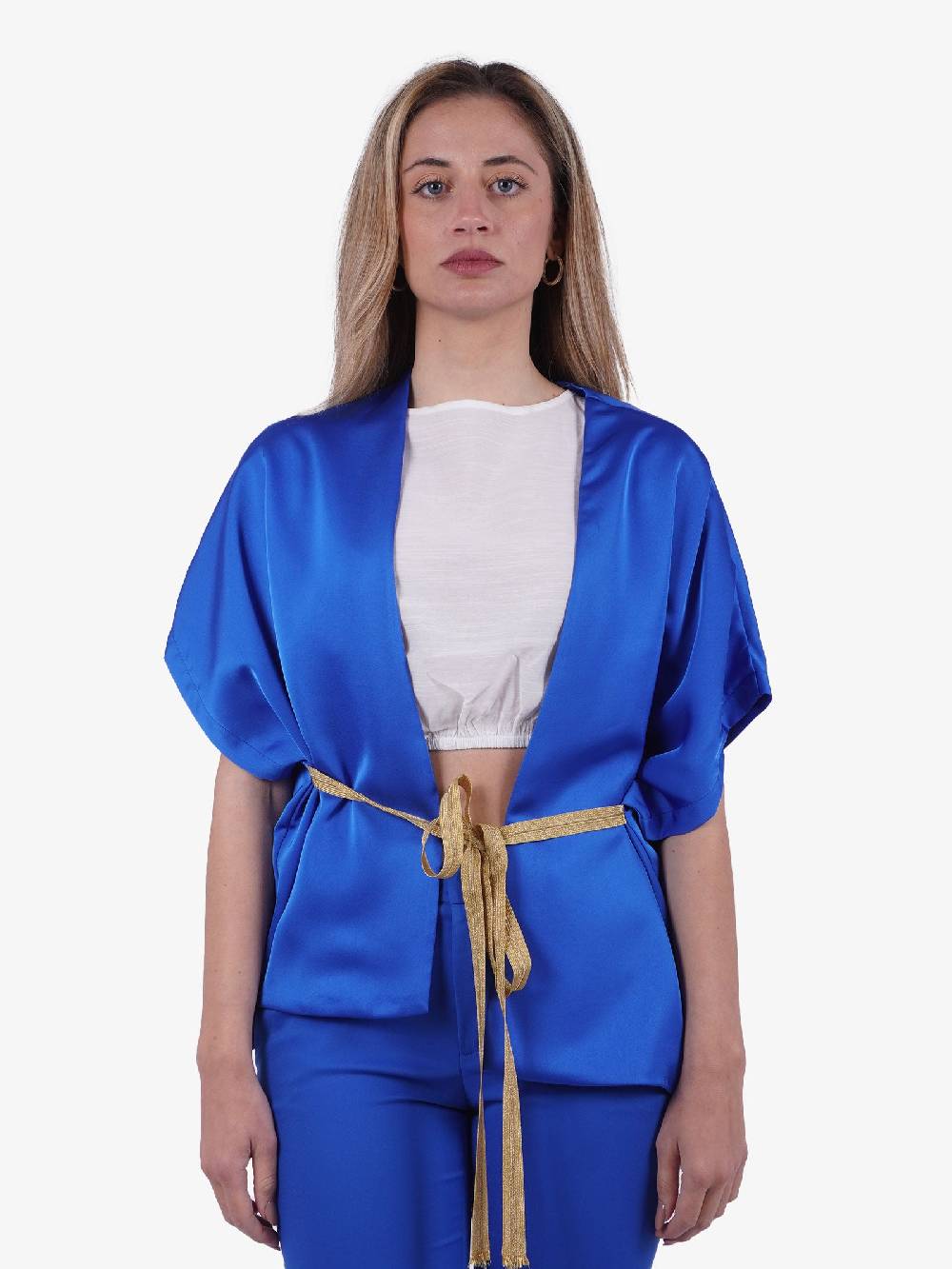 MERCI Blusa donna blu oceano Ultimo giorno