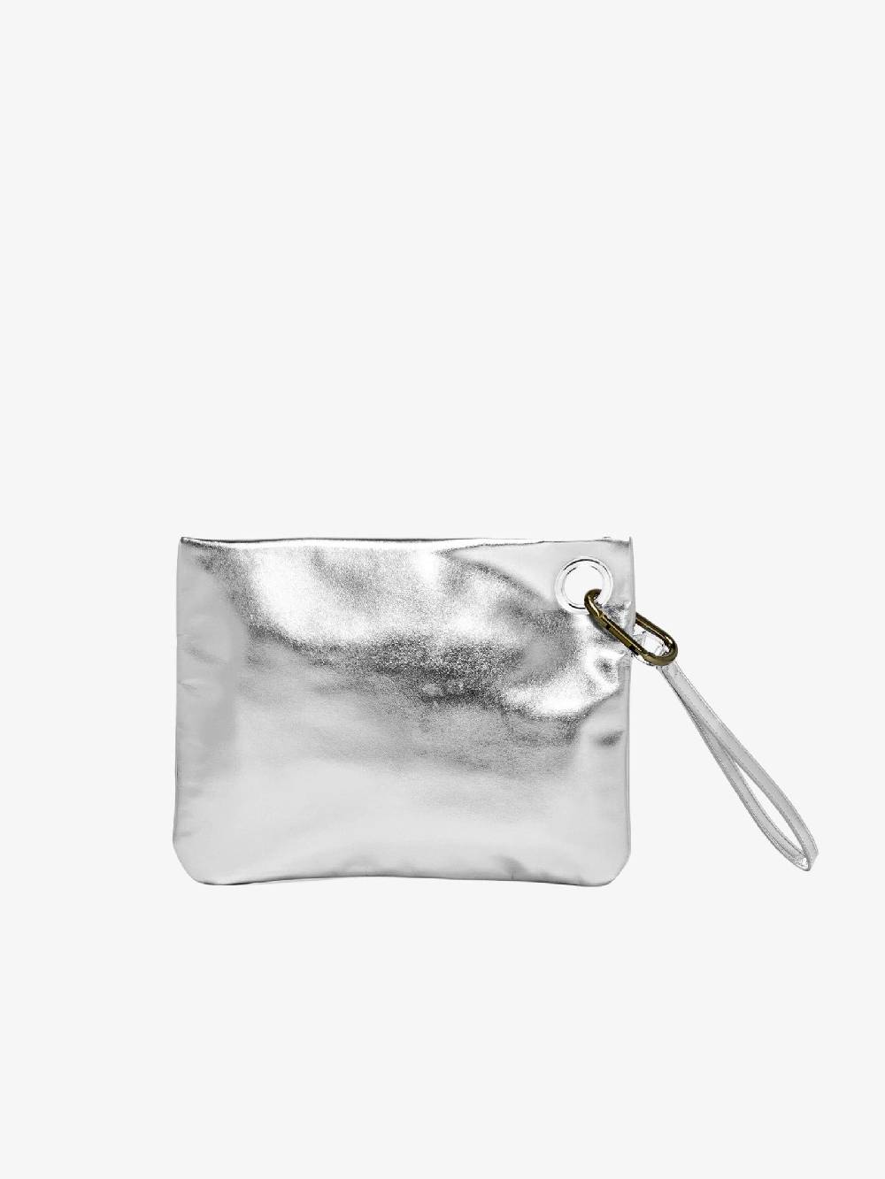 SUNDEK Pochette clutch donna argento Only for today
