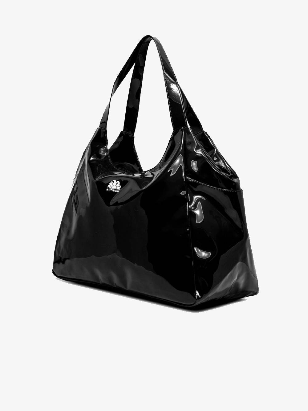 SUNDEK Borsa mare maxi Chel donna nera Sostegno trimestrale