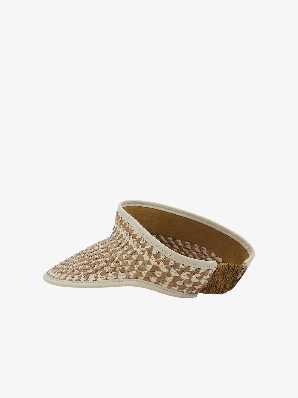 RARO Cappello VISIEVA donna pelle beige Italy