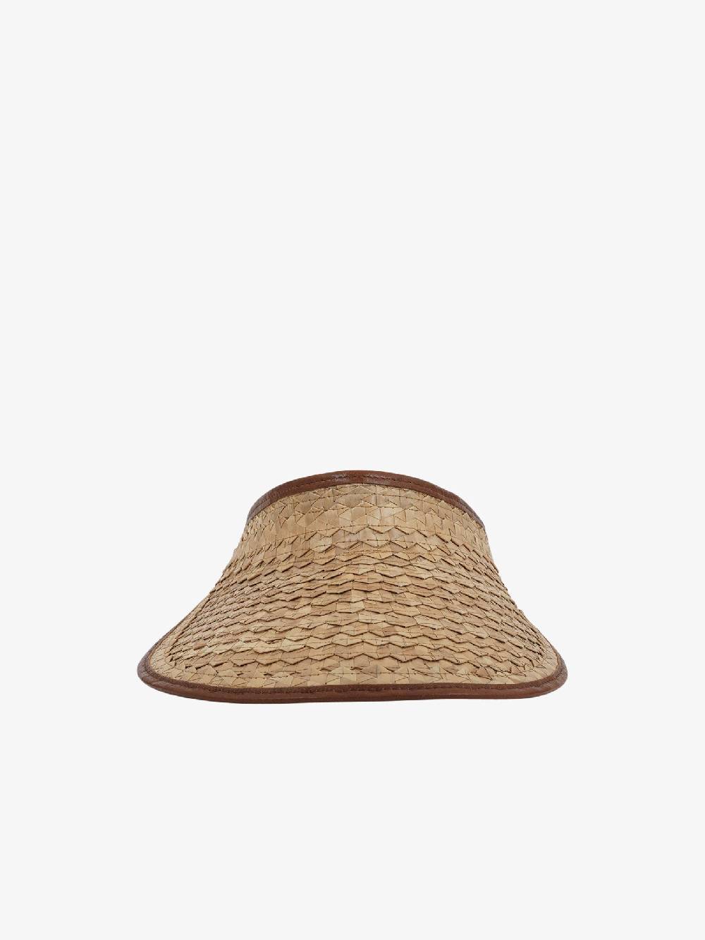 RARO Cappello VISIEVA donna pelle marrone In Linea
