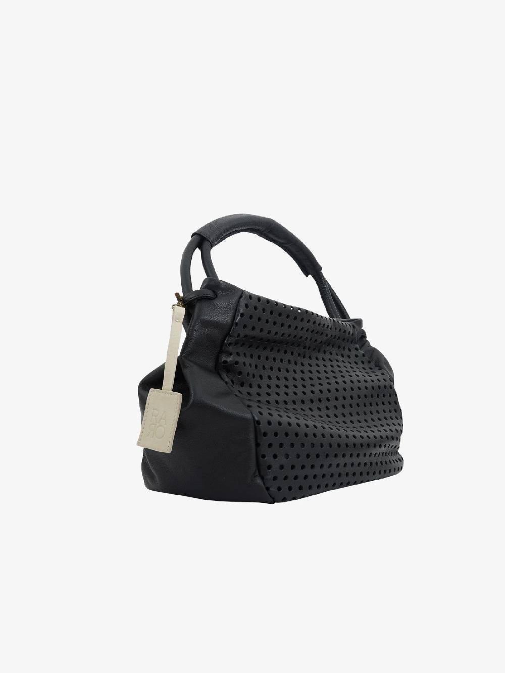 RARO Borsa a spalla MONA donna pelle nero Nuovo