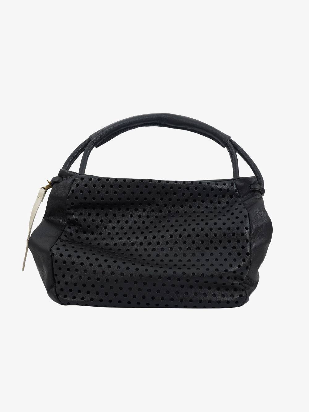 RARO Borsa a spalla MONA donna pelle nero Nuovo