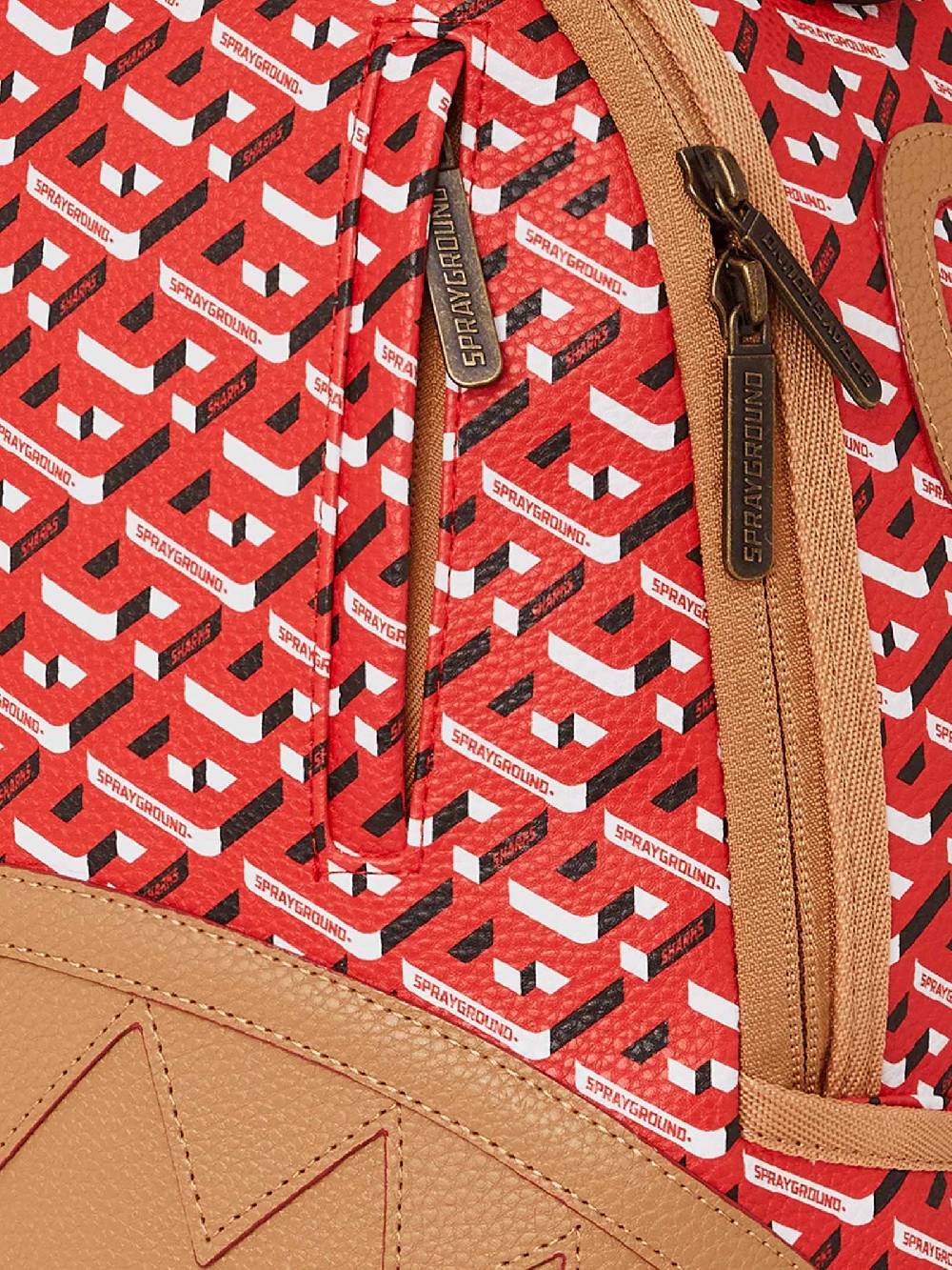 SPRAYGROUND Zaino 3DSG 910B5432NSZ rosso Fino Al -60%