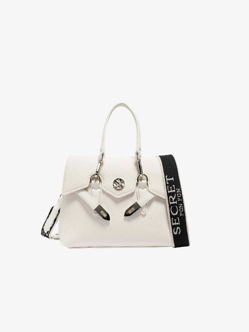 SECRET PON PON Borsa a mano QUINY SMALL donna bianco Comprare a buon mercato