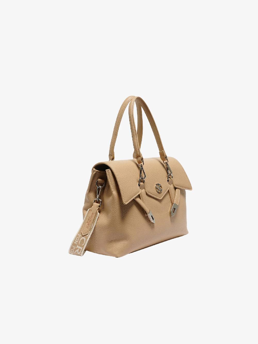 SECRET PON PON Borsa a mano QUINY MEDIUM donna beige Grande vendita