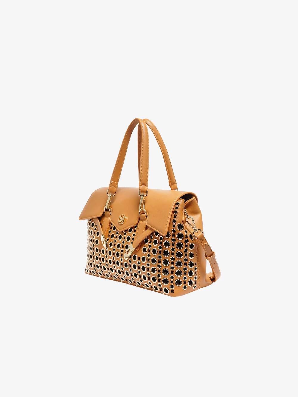 SECRET PON PON Borsa a mano Quiny hole Medium donna marrone Fornitura limitata